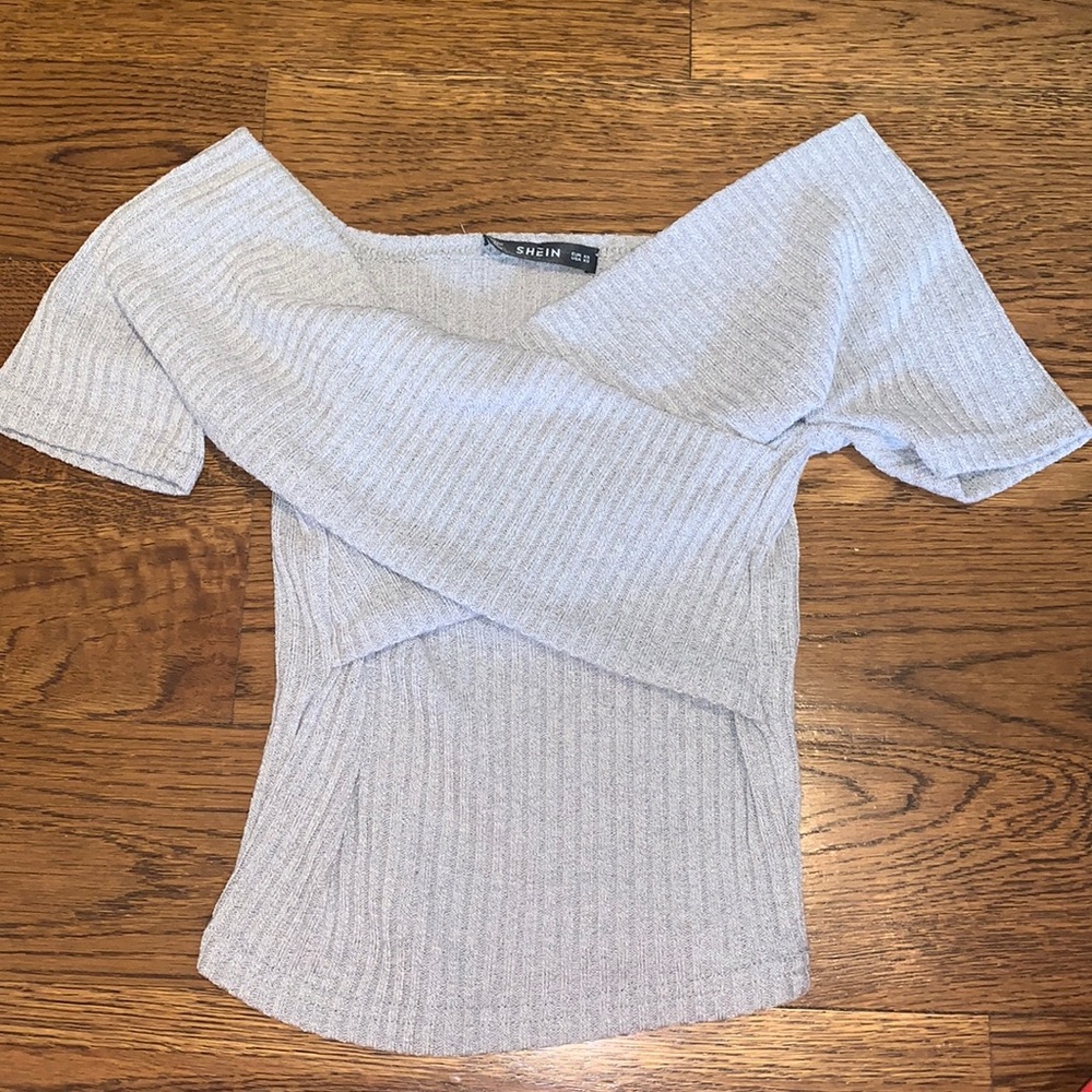 Shein Gray Top